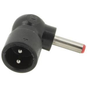 Переходник штекер питания 3.5*1.4 - на 2 pin, углом, var.2