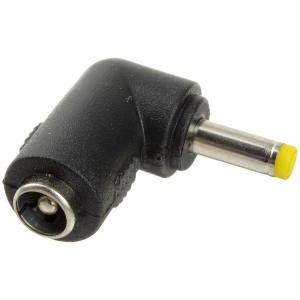 Переходник Штекер питания 4,0*1.7 - на гнездо питания 5.5*2.5 угловой