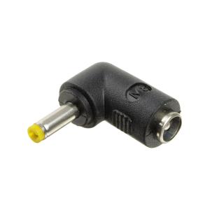 Переходник Штекер питания 4,0*1.7 - на гнездо питания 5.5*2.5 угловой