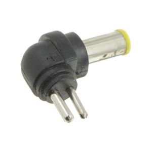 Переходник штекер питания 5.0*3.0 штырь внутри - на 2 pin, углом