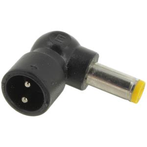 Переходник штекер питания 5.5*1.7 - на 2 pin углом, var.2