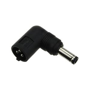 Переходник штекер питания 5.5*2.1 - на гнездо 3 pin, угловой