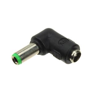 Переходник Штекер питания 6,3*3,0 - на гнездо питания 5,5*2,1 угловой