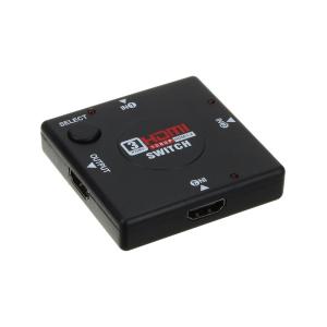 Переходник сумматор HDMI(G)-3HDMI(G) с кнопкой