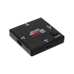 Переходник сумматор HDMI(G)-3HDMI(G) с кнопкой