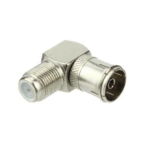 Переходник TV(G)-F(G) углом Металл