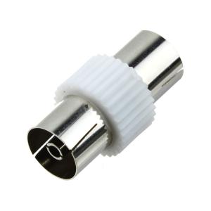 Переходник TV(G)-TV(G), металл, пластик