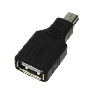 Переходник USB(G)-miniUSB 5PIN, черный