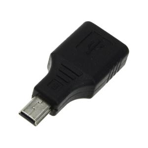 Переходник USB(G)-miniUSB 5PIN, черный