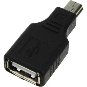 Переходник USB(G)-miniUSB 5PIN, черный