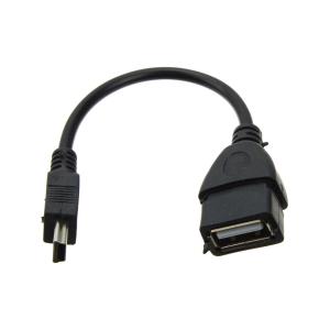 Переходник USB(G)-miniUSB 5PIN гибкий 0,1м OTG