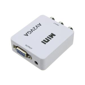 Переходник VGA(G) - 3RCA(G)-(input) конвертер, белый