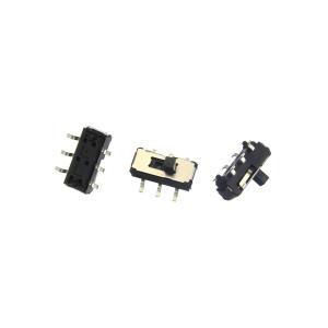 Переключатель движковый 3.5*3.5*9 6pin рычаг 2mm SMD MSS-22D21 (IS-2235S)