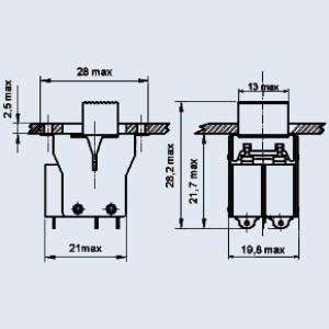 Переключатель движковый ПДМ2-1