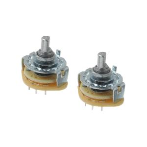 Переключатель галетный SR25-1-1-6 15-KQ (упаковка 2шт) в плату