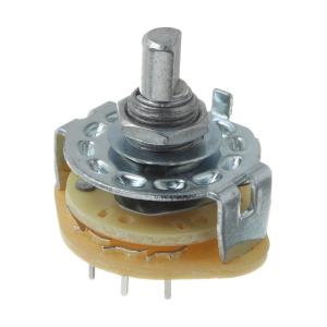 Переключатель галетный SR25-1-1-6 15-KQ (упаковка 2шт) в плату