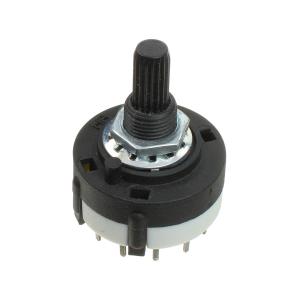 Переключатель галетный SR25-1-10P 3-12 20-KQ пластик