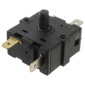Переключатель поворотный 4 положения PA66 250V 16A для электроплит