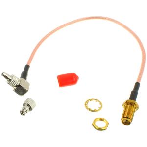 Пигтейл Crc9-F/Ts9-F-SMA с насадками A3431 20см