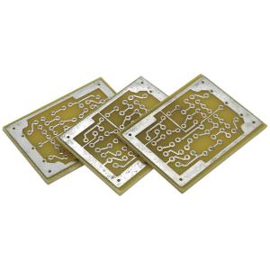 Плата монтажная 1,5х27х37мм, под микросхему SIP8 LA3161, 3шт, 1-сторонняя