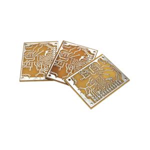 Плата монтажная 1,5х37х47мм, под микросхему DIP18 TDA1524, 3шт, 1-сторонняя