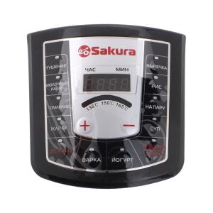 Плата управления и панель для мультиварки Sakura SA-7753W, в сборе, черная