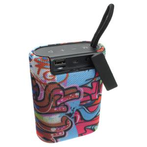 Портативная акустическая система Bang microSD, USB, Bluetooth Perfeo Hip Hop graffity