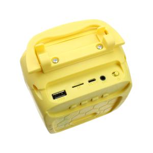 Портативная акустическая система BK-3620 USB/microSD Bluetooth, желтая