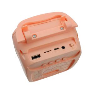 Портативная акустическая система BK-3620 USB/microSD Bluetooth, розовая