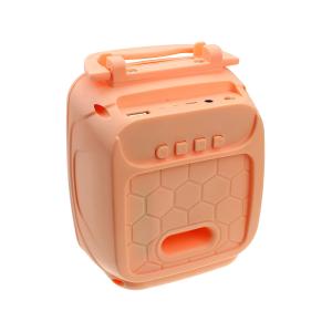 Портативная акустическая система BK-3620 USB/microSD Bluetooth, розовая