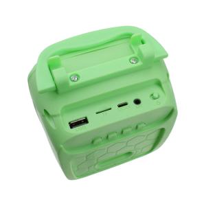 Портативная акустическая система BK-3620 USB/microSD Bluetooth, зеленая
