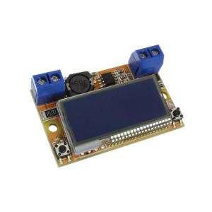 Преобразователь напряжения DC-DC с ЖК дисплеем и кнопочным управлением 