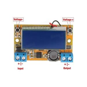 Преобразователь напряжения DC-DC с ЖК дисплеем и кнопочным управлением 