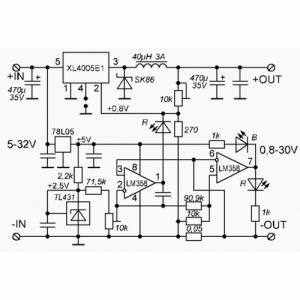 Преобразователь напряжения понижающий DC-DC 5А XL4005