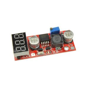 Преобразователь напряжения понижающий DC-DC LM2596 регулируемый,с вольтметром Тип 1