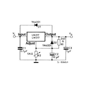 Преобразователь напряжения понижающий DC-DC LM317 (регулируемый 1.2-37В)