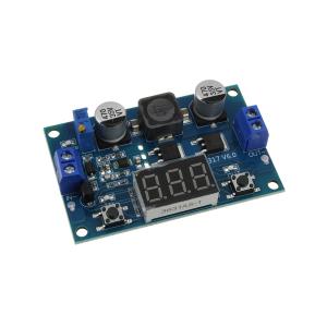 Преобразователь напряжения повышающий DC-DC 100Вт с вольтметром 
