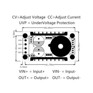 Преобразователь напряжения повышающий DC-DC 150 Вт OSKJ (регулируемый 10-35В)