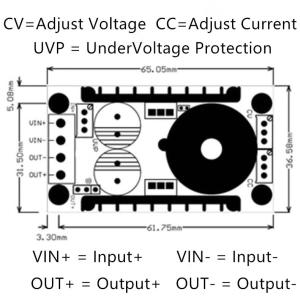 Преобразователь напряжения повышающий DC-DC 150 Вт OSKJ (регулируемый 10-35В)