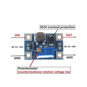 Преобразователь напряжения повышающий DC-DC 2A SX1308