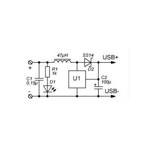 Преобразователь напряжения повышающий DC-DC 5В