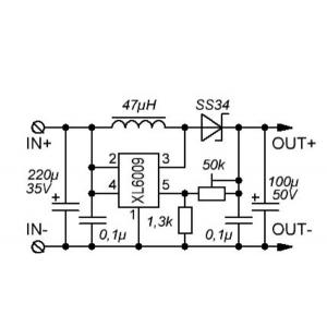 Xl6009 схема включения