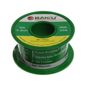 Припой 0.2мм 50гр катушка Baku BK-10002
