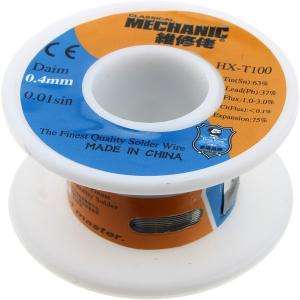 Припой 0.4мм 50гр катушка 