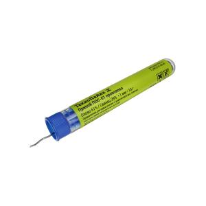 Припой ручка без канифоли 1мм 10гр ПОС61 Техно-Пайка