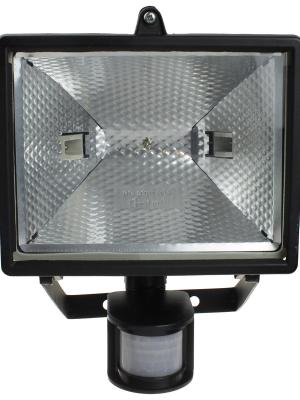 Прожектор 1лампа галоген 500W датчик движения 220V Navigator NFL-SH1-500-R7S/BL