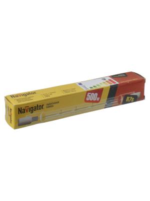 Прожектор 1лампа галоген 500W датчик движения 220V Navigator NFL-SH1-500-R7S/BL