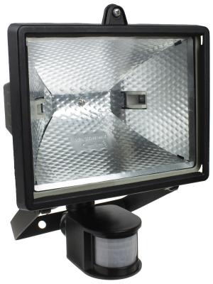 Прожектор 1лампа галоген 500W датчик движения 220V Navigator NFL-SH1-500-R7S/BL