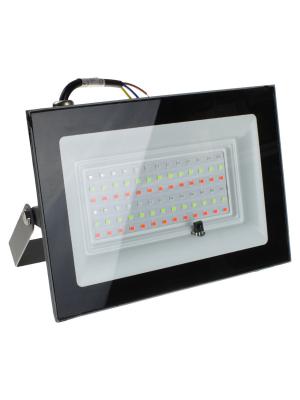 Прожектор светодиодный 50Вт 220В, пульт FL-LED Foton, RGB