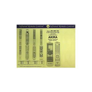Пульт к IRC5681DD DVD Akira